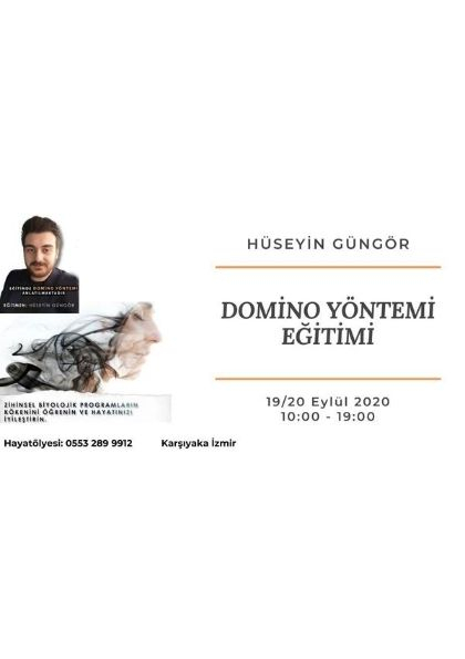 Hüseyin Güngör ile Domino Yöntemi Eğitimi Etkinlik Afişi