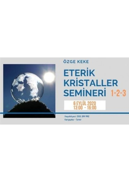 ETERİK KRİSTALLER 1-2-3 Etkinlik Afişi