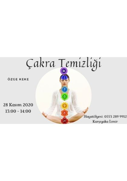 ÇAKRA TEMİZLİĞİ GÜÇLENDİRMESİ (Chakra Flush Empowerment) Etkinlik Afişi