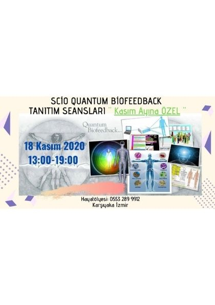 Kasım Ayına Özel ' SCİO Quantum Biofeedback Tanıtım Seansları Etkinlik Afişi