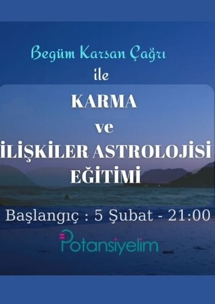 Karma ve İlişkiler Astrolojisi Etkinlik Afişi