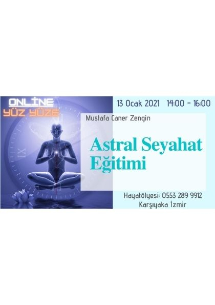 Astral Seyahat Eğitimi Etkinlik Afişi