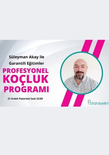 Profesyonel Koçluk Programı Etkinlik Afişi