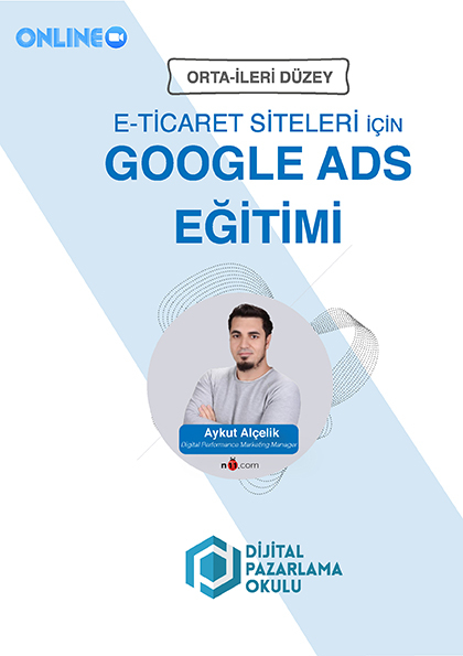 E-Ticaret Siteleri İçin Google Ads Eğitimi Etkinlik Afişi