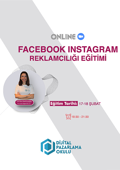 Facebook - Instagram Reklamcılığı Eğitimi Etkinlik Afişi