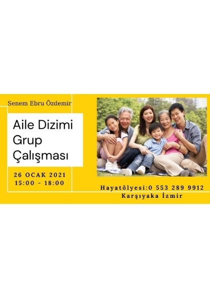 Aile Dizimi Grup Çalışması Etkinlik Afişi