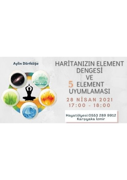 Haritanızın Element Dengesi ve 5 Element Uyumlaması Etkinlik Afişi