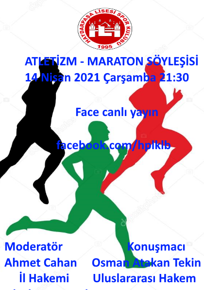 Atletizm - Maraton söyleşi Etkinlik Afişi