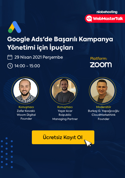 Google Ads'de Başarılı Kampanya Yönetimi için İpuçları Etkinlik Afişi