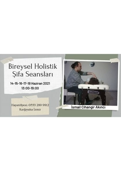 Bireysel Holistik Şifa Seansları Etkinlik Afişi