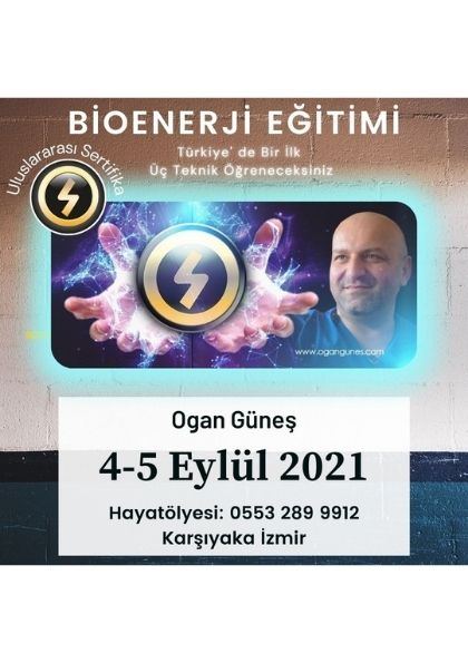 Ogan Güneş ile BİOENERJİ EĞİTİMİ Etkinlik Afişi