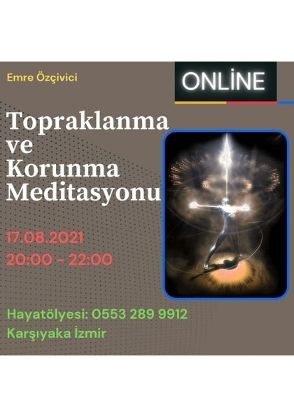 Topraklanma ve Korunma Meditasyonu Etkinlik Afişi