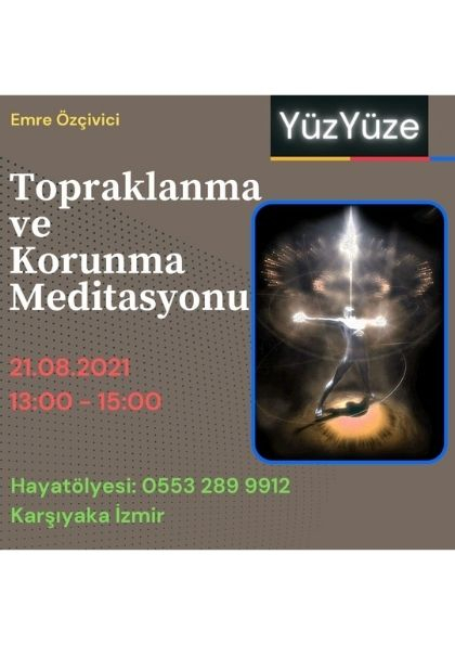 Topraklanma ve Korunma Meditasyonu Etkinlik Afişi