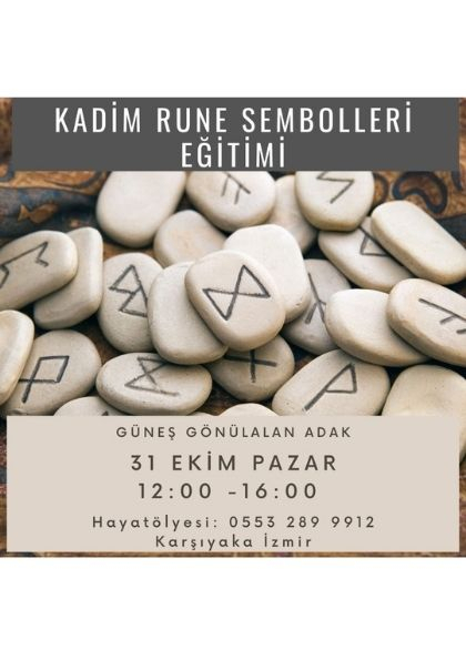 KADİM RUNE SEMBOLLERİ EĞİTİMİ Etkinlik Afişi