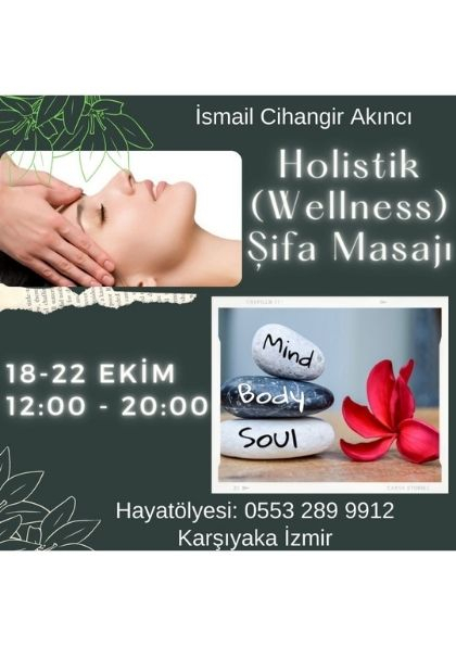 Holistik (Wellness) Şifa Masajı Etkinlik Afişi