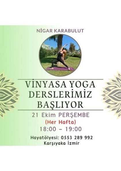Vinyasa Yoga Etkinlik Afişi