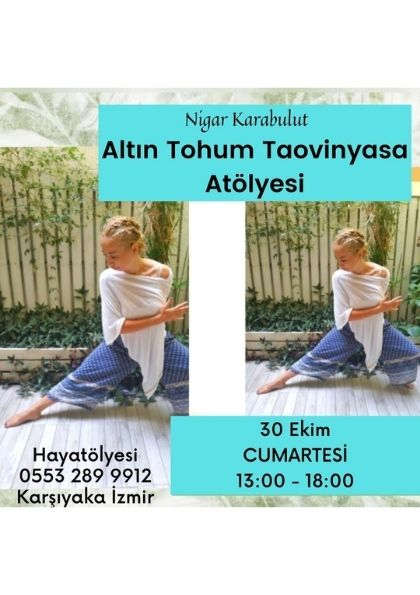 Altın Tohum Taovinyasa Atölyesi Etkinlik Afişi