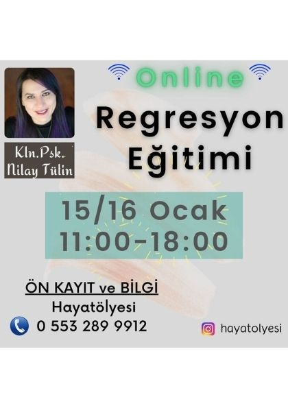 Regresyon Eğitimi Etkinlik Afişi