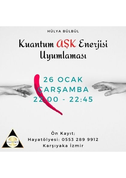 ONLİNE Kuantum Aşk Enerjisi Uyumlaması Etkinlik Afişi