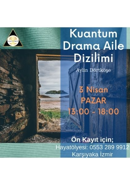 Kuantum Drama Aile Dizilimi Grup Çalışması Etkinlik Afişi