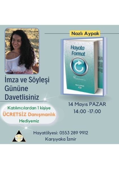 Nazlı Aypak ile İmza ve Söyleşi Günü Etkinlik Afişi