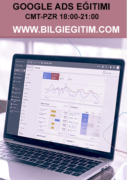 Uygulamalı Google Ads Eğitimlerimiz Başlıyor, Yerinizi Ayırtın. Etkinlik Afişi
