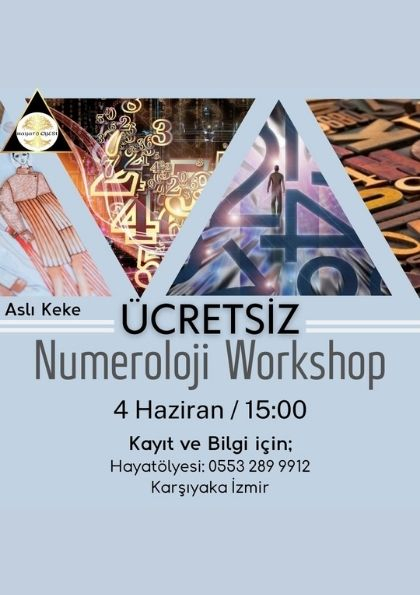 ÜCRETSİZ Numeroloji Workshop Etkinlik Afişi