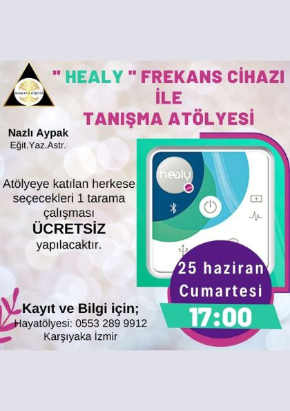 Healy Frekans Cihazı İle TANIŞMA ATÖLYESİ Etkinlik Afişi