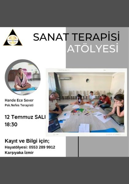 SANAT TERAPİSİ ATÖLYESİ '' Canavarınla Tanışma '' Etkinlik Afişi