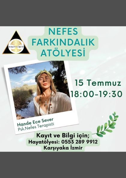 Nefes ile Farkındalık Atölyesi Etkinlik Afişi