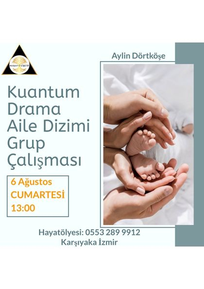 Kuantum Drama Aile Dizilimi Grup Çalışması Etkinlik Afişi