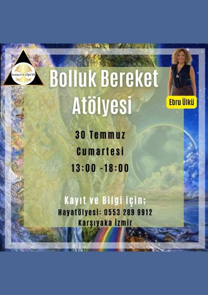 Bolluk Bereket Atölyesi Etkinlik Afişi