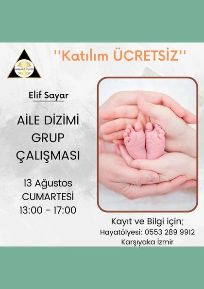 Aile Dizimi Grup Çalışması Etkinlik Afişi