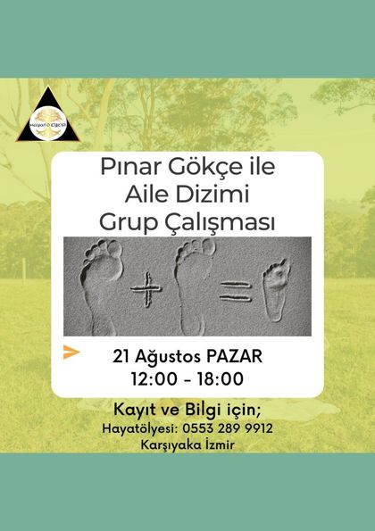 Aile Dizilimi Grup Çalışması Etkinlik Afişi