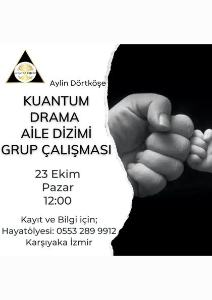 Kuantum Drama Aile Dizilimi Grup Çalışması Etkinlik Afişi