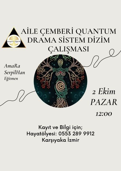 AİLE ÇEMBERİ QUANTUM DRAMA SİSTEM DİZİM ÇALIŞMASI Etkinlik Afişi