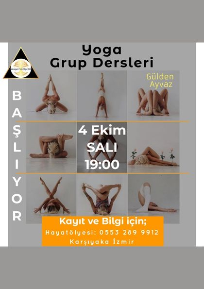 Yoga Grup Dersleri Etkinlik Afişi