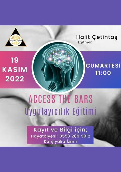 Accsess Bars Uygulayıcılık Eğitimi Etkinlik Afişi