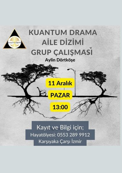 Kuantum Drama Aile Dizilimi Grup Çalışması Etkinlik Afişi