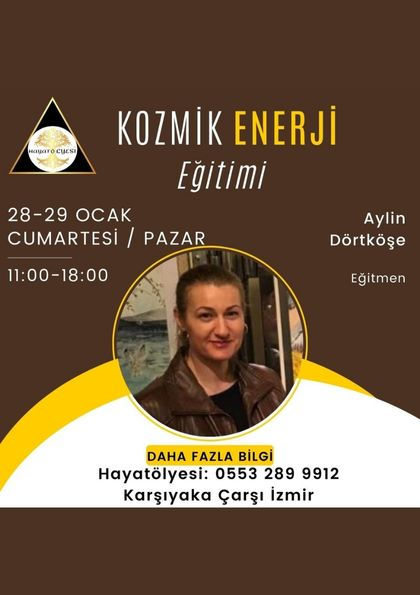 KOZMİK ENERJİ EĞİTİMİ Etkinlik Afişi