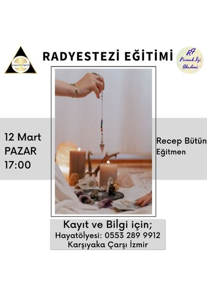 RADYESTEZİ EĞİTİMİ Etkinlik Afişi