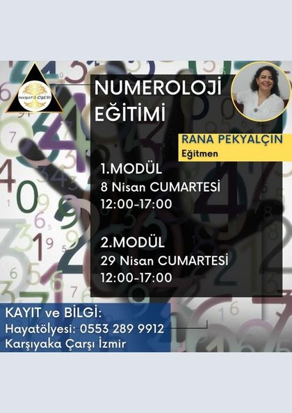 NUMEROLOJİ EĞİTİMİ Etkinlik Afişi