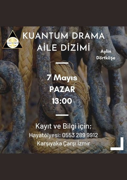 Kuantum Drama Aile Dizilimi Grup Çalışması Etkinlik Afişi