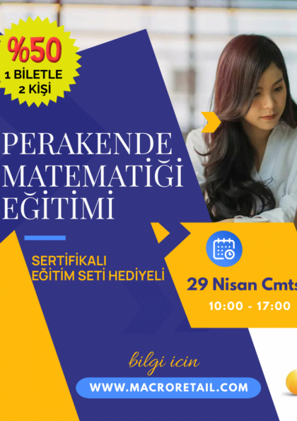 Perakende Matematiği Online Eğitimi Etkinlik Afişi