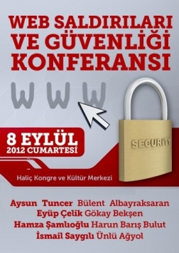 Web Saldırıları ve Güvenliği Konferansı Etkinlik Afişi