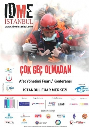 İDME - Afet Yönetimi Fuarı / Konferansı Etkinlik Afişi