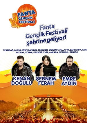 12. Fanta Gençlik Festivali 2013 Etkinlik Afişi