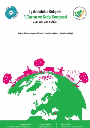 İç Anadolu Bölgesi 1. Tarım ve Gıda Kongresi Etkinlik Afişi