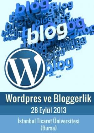 WP – Wordpres ve Bloggerlik Etkinlik Afişi