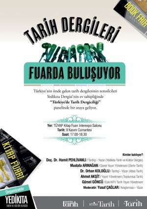 Tarih Dergileri Fuarda Buluşuyor Etkinlik Afişi